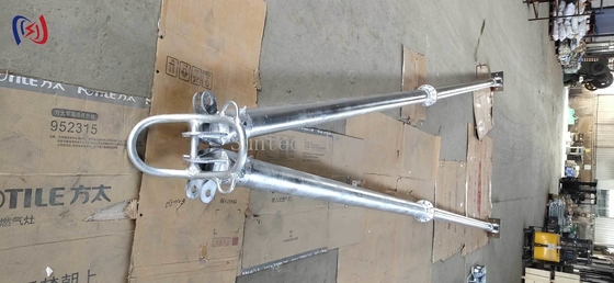 Yayın Kulesi İnşaatı için Ağır Görevli A-Şekilli Tubular Gin direği