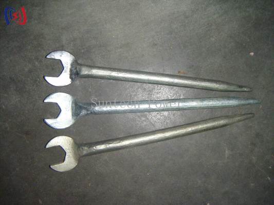 Sıkı alanlar için keskin kuyruğu olan açık uçlu Fransız anahtarı M8-M42