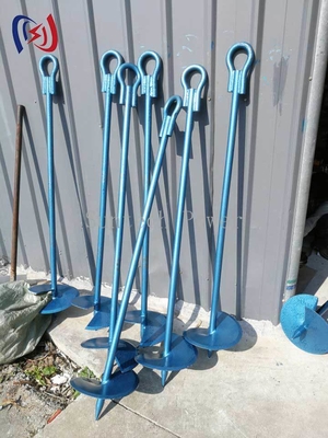 Uygulamalı direğe kurulum için ağır görevli toprak matkabı 10-50KN