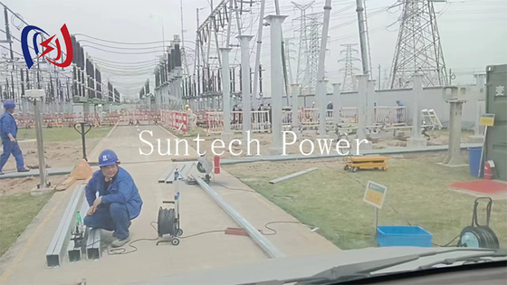 Akım hatları için elektrikli çelik boru sütunları 1 yıllık garanti