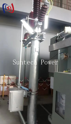 Akım hatları için elektrikli çelik boru sütunları 1 yıllık garanti