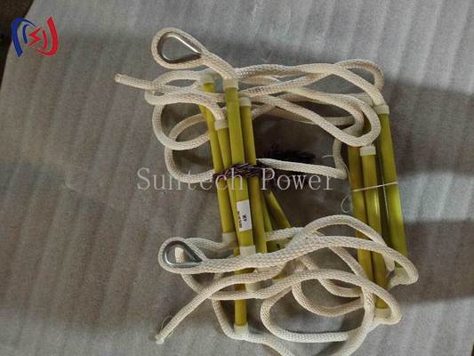 Elektrik Trafo Merkezi Bakımı için Naylon Halatlı Hafif Yalıtımlı İp Merdiven