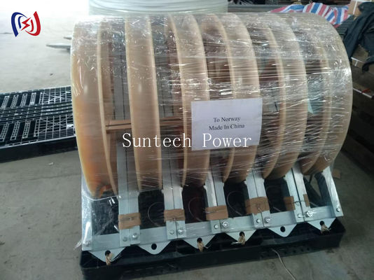 760x120x480mm Dış Ölçülerde İletken Çekme Bloğu, 50-150KN Nominal Yük ve Yüksek Gerilim Çekimi için R570 Bükülme Yarıçapı