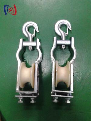 Dayanıklı İletken Çekme Bloğu, 660*560*100mm Kasnak Boyutu, Bir Yıl Ömür ve İnşaat İşleri için LGJ1250 Maksimum İletken