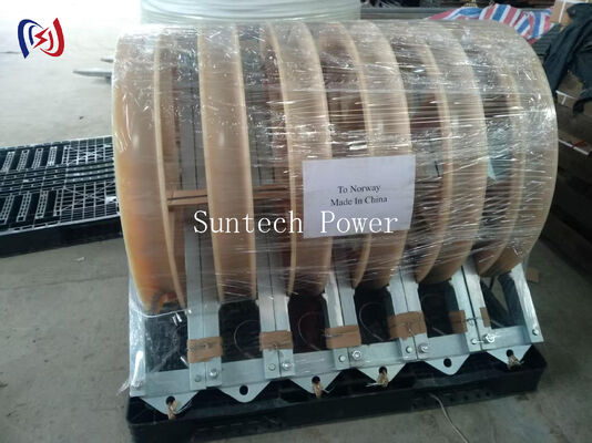 Yüksek Kapasiteli 916 Serisi İletim Hattı İletken Montajı için MC Naylon Makara ile Gerdirme Makarası