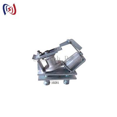 Kentsel elektrik hattı inşaatında 5KN nominal yükle 90 derecelik kondüktör dönüşleri için gökyüzüne doğru köşe ipleme bloğu