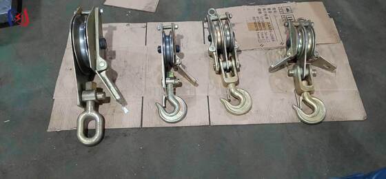 100KN Nominal Yük için Hem Yandan Açılır hem de Çift Kasnaklı Yenilikçi Kaldırma Takımı