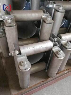 Profesyonel Çerçeve Kablo Roleri, 180mm Maks Kablo Çapı, 20KN Değerlendirilmiş Yük ve Yeraltı Kurulumları için Korozyona Dirençli Tasarım