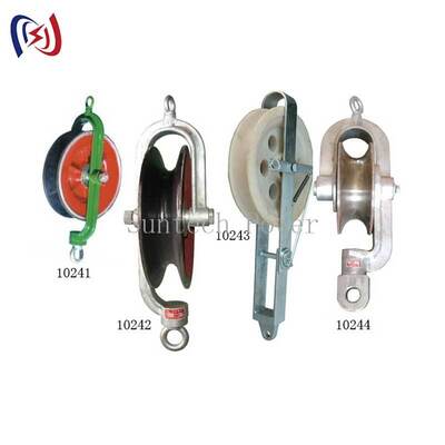 10-40KN nominal yükü ve aktarım hatlarında güvenli demirleme için alüminyum kılıflı profesyonel tutun aşağı tel bloğu