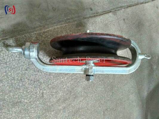 10-40KN nominal yükü ve aktarım hatlarında güvenli demirleme için alüminyum kılıflı profesyonel tutun aşağı tel bloğu