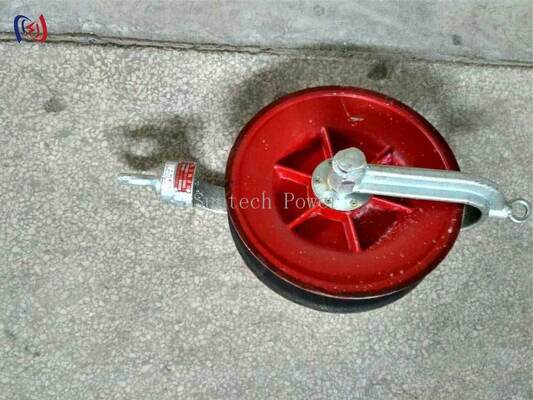 10-40KN nominal yükü ve aktarım hatlarında güvenli demirleme için alüminyum kılıflı profesyonel tutun aşağı tel bloğu