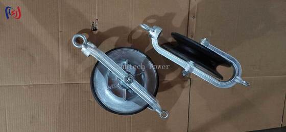 10-40KN nominal yükü ve aktarım hatlarında güvenli demirleme için alüminyum kılıflı profesyonel tutun aşağı tel bloğu