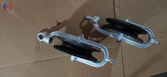 10-40KN nominal yükü ve aktarım hatlarında güvenli demirleme için alüminyum kılıflı profesyonel tutun aşağı tel bloğu