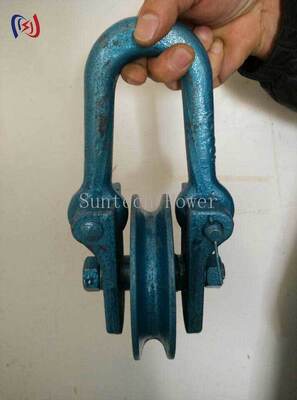 Profesyonel kaldırma noktası bloğu, 50-80KN nominal yükü ve 160-190mm şef çapı ile güvenli iletim kulesi kaldırma