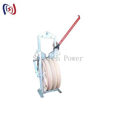 Profesyonel Helikopter İpleme Bloku Φ508×75 Şef ve 1-5 Şefli Havadaki Kondüktör Montajı