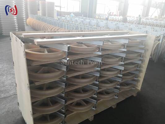 Profesyonel Helikopter İpleme Bloku Φ508×75 Şef ve 1-5 Şefli Havadaki Kondüktör Montajı