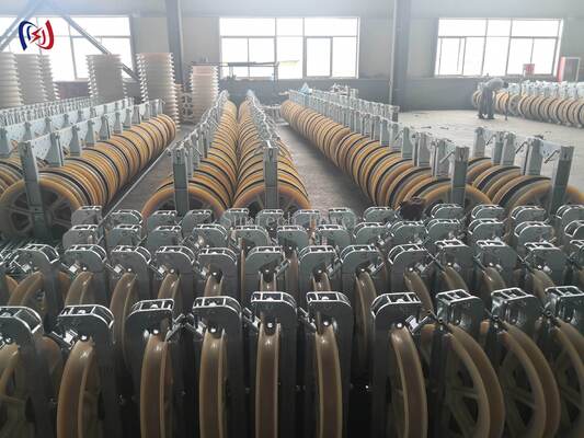 Profesyonel Helikopter İpleme Bloku Φ508×75 Şef ve 1-5 Şefli Havadaki Kondüktör Montajı