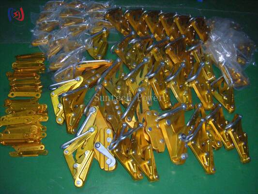 Alüminyum alaşım kondüktör sapı, 7-80KN nominal yükü, 14-48mm maksimum açık ve güvenli kullanım için zarar vermeyen sapı