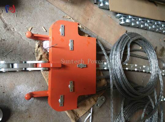 Tam kare geometri ve üst düzey dondurma için 130-320KN nominal yükü olan dört paketli iletkenler için profesyonel baş tahta