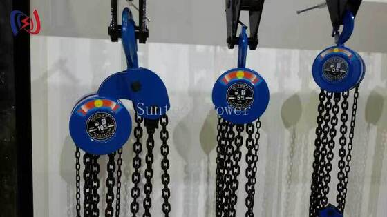 Elektrik inşaatında 5-200KN nominal yükü ile ağır yük kaldırma için profesyonel manuel zincir kaldırıcı