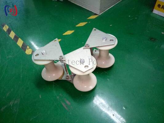 Korozyona Dirençli Tasarımlı 80-160mm Kablolar için Profesyonel 10-20KN Anma Yük Kablosu Pithead Makarası