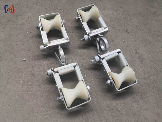 OPGW Değiştirme için Çift Kırıklı Blok. 2KN Işıklı Pulley iletim hattı bakımı için.