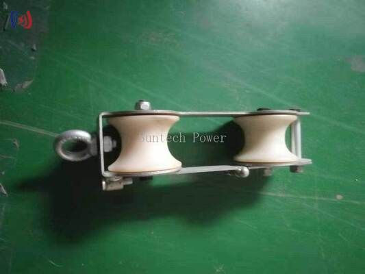 OPGW Değiştirme için Çift Kırıklı Blok. 2KN Işıklı Pulley iletim hattı bakımı için.