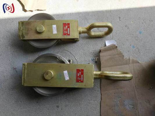 Kondüktör sıkıştırma için son blok. 30 ′′ 80KN Açık Yan Plakası Eğimli Çubuk.