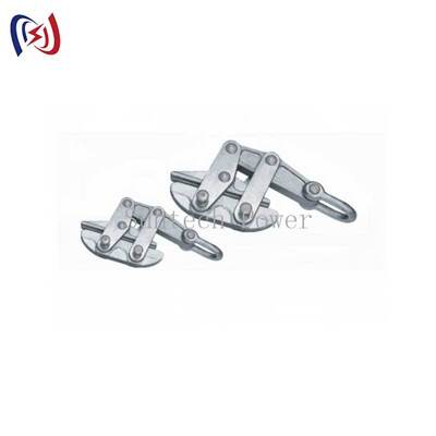 Anti Twist Steel Rope Gripper Come Along Clamp 11-30mm iletim hattı ipleri için 50-200KN nominal yükü ile