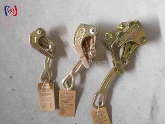 Clamp Universal Gripper 10-30KN 2.5-32mm çaplı nakliye hattı ipleri için nominal yük