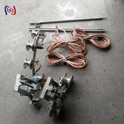 100A maksimum akım ile indüklü elektrik kaldırma için 50mm alt çaplı iletken topraklama bloğu