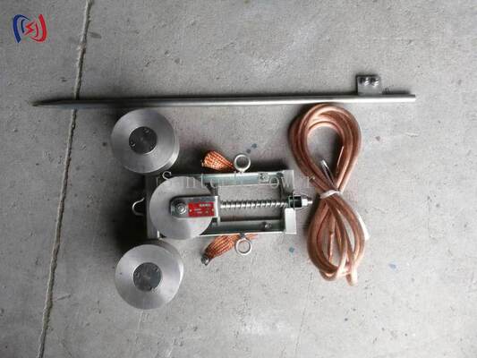 100A maksimum akım ile indüklü elektrik kaldırma için 50mm alt çaplı iletken topraklama bloğu