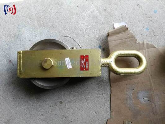 Üst hat çalışması için 30-80KN nominal yükü ve 140-180mm şef çapı olan iletken ipleme bloğu