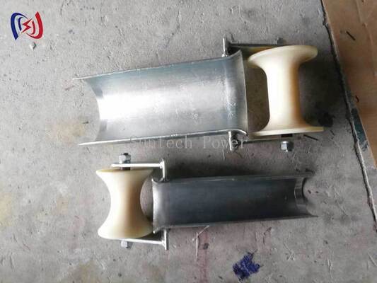 D Serisi Çan Ağzı Kablosu Giriş Koruma Roleri 80-200mm MC Naylon Tekerlekleri ile