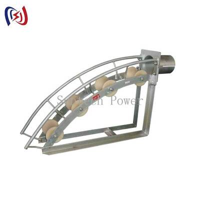 450mm Bend Radius MC Nylon Tekerlekleri ve Büyük Kablo Koruması için Kilitlenebilir Konumlandırma ile Çok Şifalı Kablo Pulley