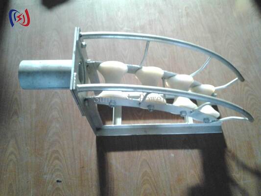 450mm Bend Radius MC Nylon Tekerlekleri ve Büyük Kablo Koruması için Kilitlenebilir Konumlandırma ile Çok Şifalı Kablo Pulley