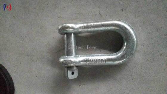 300KN nominal yük için pin kilitli ve sıcak dip galvanize edilmiş alaşımlı çelik kaldırma kelepçesi