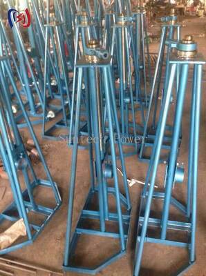 Ağır Görevli Basit Bobin Değeri, 10-50KN nominal yükü ve kablo bobinleri için 450-1300mm yükseklik ayarlaması