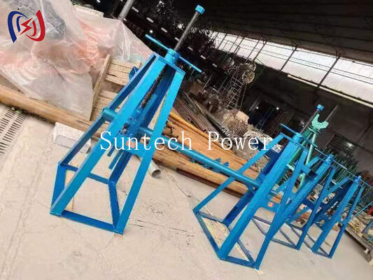 Ağır Görevli Basit Bobin Değeri, 10-50KN nominal yükü ve kablo bobinleri için 450-1300mm yükseklik ayarlaması
