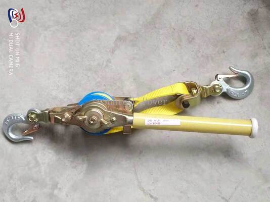 Araçsız yalıtımlı sıkıştırıcı 10-20KN Webbing Strap Conductor Stringing Tools