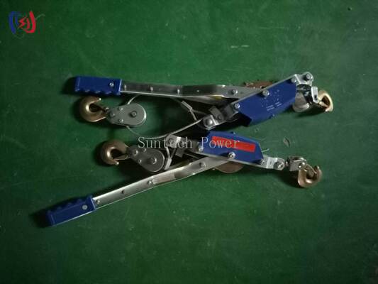 Güç hattı yapımı için levye ile çalışan levye ve otomatik fren sistemi ile 10-40KN'lik ratchet levye kaldırıcı