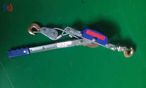 Güç hattı yapımı için levye ile çalışan levye ve otomatik fren sistemi ile 10-40KN'lik ratchet levye kaldırıcı