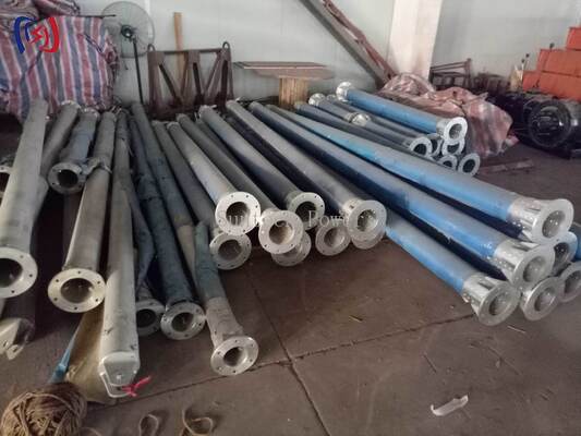 120x7mm boru çaplı, 6-13m uzunluğunda ve nakliye kulesi inşaatı için korozyona dayanıklı kaplama ile A şeklinde tüplü cin direği