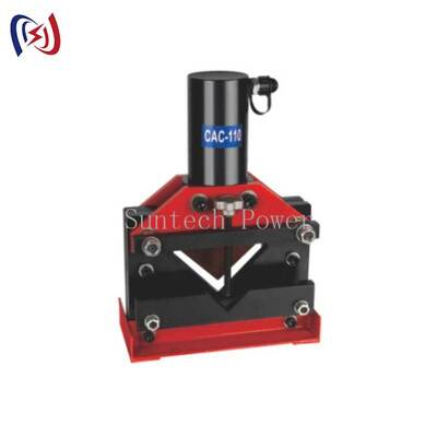 110 x 110 x 10 mm İletim Kulesi Çeliği için 350KN Hidrolik Köşe Çelik Kesici