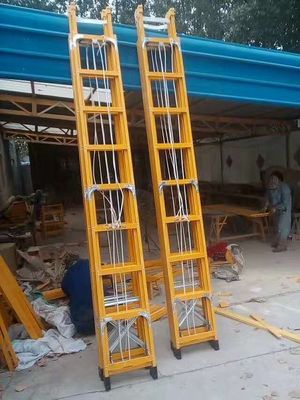8m FRP Fiberglas Uzatma Merdiveni İnşaat Kulesi Erction Araçları
