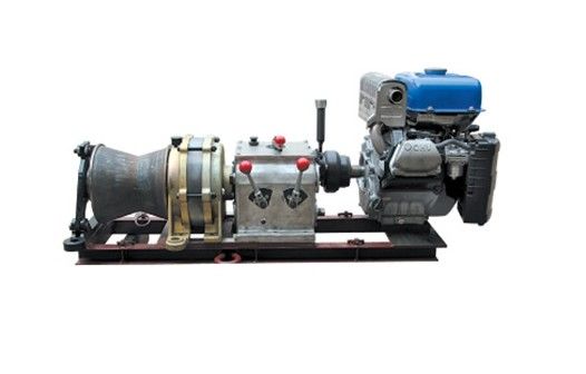 Benzinli Dizel Motorlu Kaptan Vinç Honda Motor Elektrik Kablosu Powered Vinç