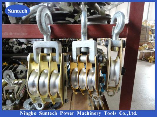 Snatch Block 2 Ton Alüminyum Sheave Hosting Tackle Conductor Stringing Tools