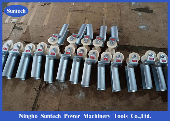 Elektrik Bellmouth Bölünmüş Kilit Kabloları Çekmek İçin 80mm Kablo Makarası