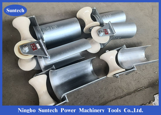 Elektrik Bellmouth Bölünmüş Kilit Kabloları Çekmek İçin 80mm Kablo Makarası