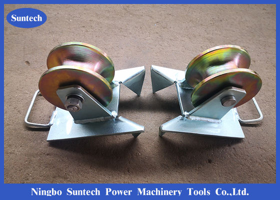 Kabloyu Korumak İçin Pithead Alüminyum Tekerlekler 80mm Kablo Makarası Kasnağı